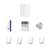 Hikvision AX-Hybrid-Pro-Alarm-KIT-2 -> Wired Security Intrusion Alarm Kit -> Includes -> 1 * DS-PHA64-LP/NP Hybrid IP Wired Alarm Panel + 1* DS-PK1-LRT-HWB Wired Keypad + 4* DS-PDP18-EG2 Wired PIRs + 1* EC-Siren Wired External Strobe Siren + 1* PS209-R Wired Indoor Siren