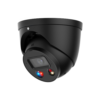 D-Tech DH-IPC-HDW3849H-AS-PV-S5-BLK-0280B WizSense SMD 4.0 AI (Artificial Intelligence) TiOC (Three-in-One-Camera) Active-Deterrence H265 4K 8MP PoE IP Smart-Dual-Illumination (30m IR + 30m Warm-White-Light) 120dB True-WDR Low-Light Weatherproof BLACK Eyeball Network Camera with 2.8mm Fixed Lens – Built-in Mic + Speaker + Strobe + Siren