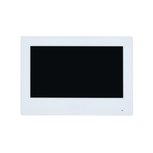 D-Tech DH-VTH2622GW-W 2-Wire Hybrid IP Video Intercom Indoor Touchscreen Display Monitor - 7" (7-Inch) Size - White Frame - Supports Wireless Connectivity