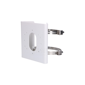 Hikvision DS-1275ZJ-S-SUS Stainless Steel Weatherproof Vertical Pole-Mount Bracket / Adapter - White