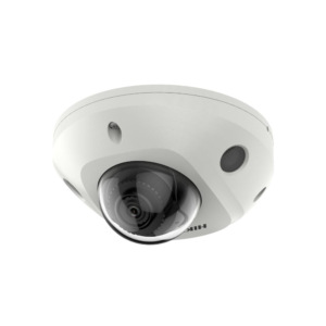 Hikvision DS-2CD2566G2-IS-2.8MM AcuSense H265 6MP PoE IP EXIR (30m) Ultra-Low-Light (0.003 Lux Colour) 120dB True-WDR Weatherproof Vandalproof Mini Dome (Wedge / Hockeypuck) Camera with 2.8mm Fixed Lens - Built-In Audio Mic