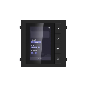 Hikvision DS-KD-DIS 3.5" LCD Screen Generation 2 IP Video Intercom Display Module - IP65 Weatherproof - Displays Contacts