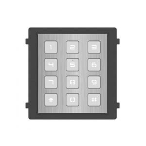 Hikvision DS-KD-KP/S Gen 2 IP Video Intercom Keypad Module - Stainless-Steel - Requires At Least A Camera Module To Complete The Outdoor Station