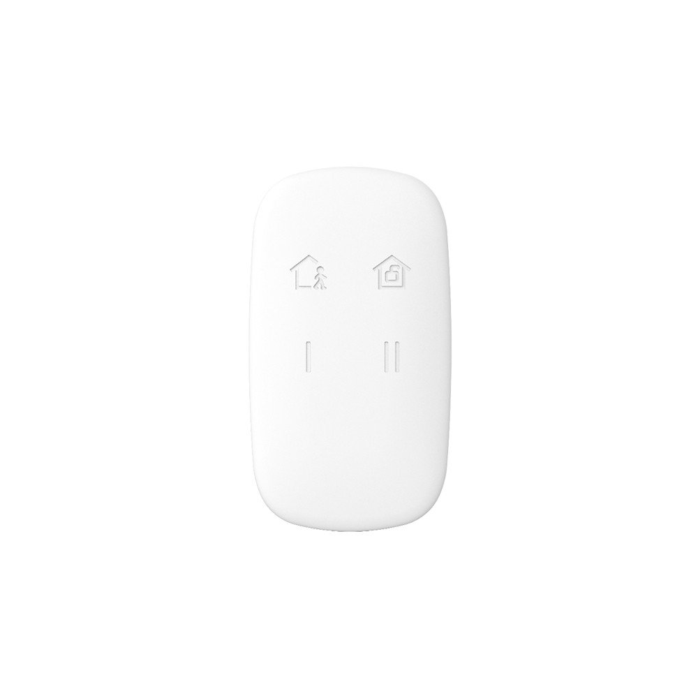 Hikvision DS-PKF1-WB 433MHz Battery-Operated Wireless Remote Keyfob Control with Arm / Disarm Buttons and 2 Programmable Buttons - To Work with AX Pro Hub