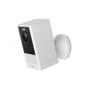 Dahua Imou Cell2 (IPC-B46LP) White QHD 4MP Wire-Free Battery-Powered Wireless (Dual-Band - 2.4Ghz + 5Ghz) Warm-White-Light (Spotlight - Up To 10m) Active-Deterrence Weatherproof Outdoor Cube Camera with 110° Wide Angle Lens - 2-Way Audio with Built-in Mic + Speaker - 110dB Siren - Rechargeable Battery - Built-in PIR - Cloud Storage