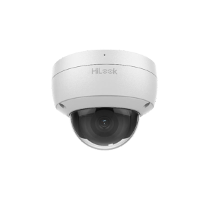 HiLook IPC-D261H-MU AcuSense / IntelliSense H265 6MP PoE IP IR (30m) 120dB True-WDR Weatherproof Vandalproof Dome Camera with 2.8mm Fixed Lens, with Built-in Audio Mic