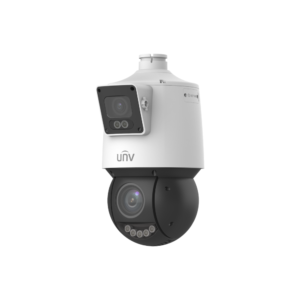 Uniview IPC94144SFW-X25-F40C Prime-series AI LightHunter Dual-Channel (1 * 4MP Fixed Lens Overview Channel+ 1 * 4MP Auto-tracking PTZ Channel) 120dB True-WDR PoE IP Weatherproof PTZ (Pan Tilt Zoom) Camera - 25x Optical Zoom Lens