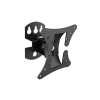 Brateck LCD-501 Pivot 13" to 27" LCD Wall-Mount Bracket - Max VESA 100mm x 100mm - Tilt -20° to +20° - Pan -30° to +30°