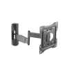 Brateck LPA50-222 23"-42" Full Motion TV Wall Bracket. Tilt and Swivel. Supports VESA 75x75,100x100, 200x100, 200x200. Max Load 35Kgs. Max Arm Extension - 400mm. Hidden Cable Managment. Colour: Black
