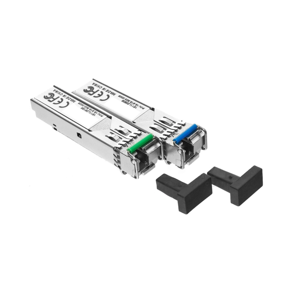 Utepo SFP-155M-20KM-TR SFP Optical Module Set - Single Mode Single Fibre - SC Connector - 155Mbps - Up to 20km - Supplied as a Set - Tx + Rx