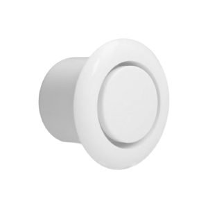 AAP PS209-R Round Flush Mount Internal PIEZO Siren - 12VDC, 150mA, 114dB