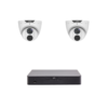 Uniview UNV6MPIPKIT1-L EasyStar 6MP IP CCTV Kit - Includes 1 * NVR501-04B-P4-IQ NVR (Without HDD) + 2 * IPC3616LE-ADF28KM-G EasyStar 6MP IP Turret Cameras