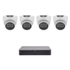 Uniview UNV6MPIPKIT2-P Prime 6MP IP CCTV Kit - Includes 1 * NVR501-04B-P4-IQ NVR (Without HDD) + 4 * IPC3616SS-ADF28K-I1 Prime LightHunter 6MP IP Turret Cameras