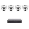 Uniview UNV6MPIPKIT3-L EasyStar 6MP IP CCTV Kit - Includes 1 * NVR501-08B-P8-IQ NVR (Without HDD) + 4 * IPC3616LE-ADF28KM-G EasyStar 6MP IP Turret Cameras