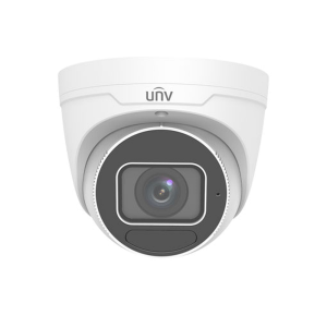 Uniview IPC3638SB-ADZK-I0 Prime-Series LightHunter AI (Artificial Intelligence - Human / Vehicle based Alerts) H265 4K 8MP PoE IP IR (40m) 120dB True-WDR Ultra-Low-Light (0.003 Lux Colour) Weatherproof Eyeball Turret Camera with 2.7-13.5mm Motorized Zoom Lens - with Built-in Audio Mic