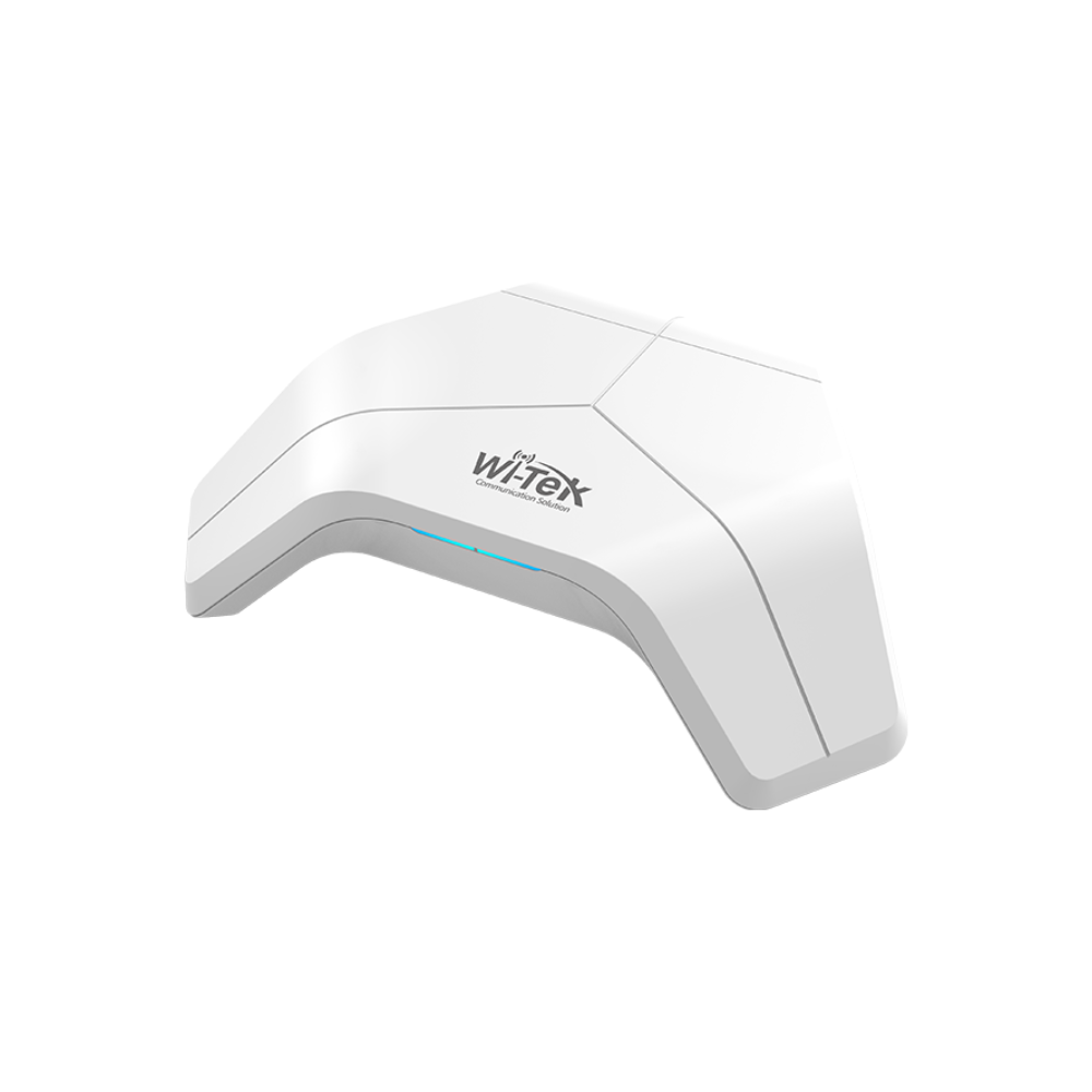 Wi-Tek WI-AP719MP 802.11AC WiFi 6 Dual-Band 2400Mbps Gigabit Mesh Wireless Access Point - Indoor Rated - Cloud Managed - 1 x PoE in with 2 x PoE out - 12VDC Power Input Support - Desktop Mount