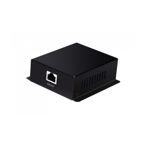 Wi-Tek WI-POE61-24V Gigabit 802.3af 48VDC PoE to 24VDC PoE Converter - Industrial - Plug n Play - Supports 802.3af PoE / 48-55VDC Input - 24VDC Passive PoE Output