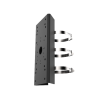 Hikvision DS-1275ZJ-SUS-BLACK Stainless Steel Weatherproof Universal Vertical Pole-mount Bracket - BLACK Colour