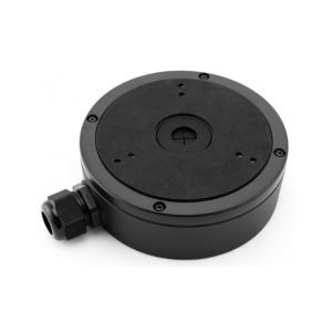 Hikvision DS-1280ZJ-M(Black) Weatherproof Junction Box for HiLook IPC-T26x / IPC-T28x and Hikvision DS-2CD23xx Black Turret Cameras