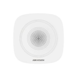 Hikvision DS-PS1-I-WB 433MHz Battery-Operated Indoor / Internal Wireless Siren - Max 110dB - To Work with AX Pro Hub