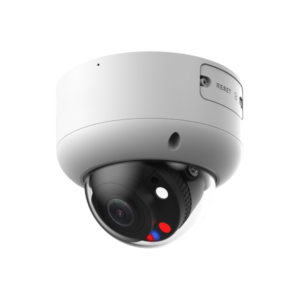 D-Tech DH-IPC-HDBW3849R1-ZAS-PV WizSense SMD 4.0 AI (Artificial Intelligence) TiOC Active-Deterrence H265 4K 8MP PoE IP Dual-Illumination (50m IR + 40m Warm-White-Light) 120dB True-WDR Low-Light Weatherproof Vandalproof Network Dome Camera with 2.7mm~13.5mm Motorized Zoom Lens - Built-in Mic + Speaker + Strobe + Siren