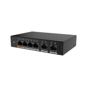 D-Tech DH-S4100-4GT2GT-60-C Cloud-Managed / Smart-Managed / Web-Managed 6-Port Gigabit Network PoE Switch with 4 * GbE PoE Ports + 2 * GbE Uplink Ports - 60W PoE Power