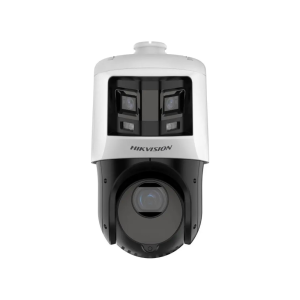 Hikvision DS-2SE4C425MWG-E/26(F0) H265 6+4MP PoE IP Dual-Lens (6MP 180° Panoramic Channel + 4MP 25x Optical Zoom PTZ) Dual-Light (30m White-Light + 100m IR Light) Weatherproof TandemVu Camera - ColorVu + AcuSense Technology