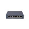 Hikvision DS-3E1506P-EI Smart-Managed-Series Full-Gigabit Network PoE Switch - 4* GbE PoE Ports + 2* GbE Uplink Ports - 60w PoE Budget - PoE Watchdog - Supports Extend Mode