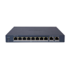 Hikvision DS-3E1510P-EI Linkvu Smart-Managed-Series Full-Gigabit Network PoE Switch - 8* GbE PoE Ports + 2* GbE Uplink Ports - 110w PoE Budget - Supports Extend Mode