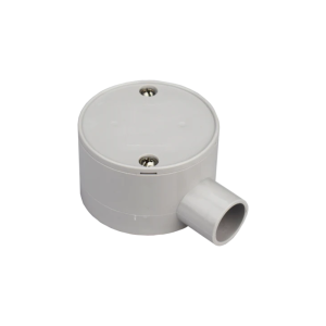 iSecure ICL-25MM-ONEWAY-JUNCTIONBOX PVC Junction Box - 25mm One Way Cable Entry - Grey Colour