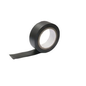 iSecure ICL-BLACK-INSULATION-TAPE-19MM-20M - Electrical Insulation Tape - Black Colour - 19MM Width - 20M Length - IEC 60454-3-1-5/F-PVCP/90