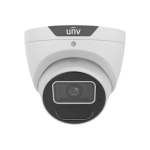 Uniview IPC3616SS-ADF28K-I1 LightHunter AI (Artificial Intelligence) H265 6MP PoE IP IR (40m) 130dB True-WDR Weatherproof Eyeball Turret Camera with 2.8mm Fixed Lens - Built-in Audio Mic