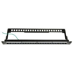 Dynamix PP-UKSTP-24RMB 24-Port 19'' 1RU STP / UTP Unloaded Keystone Patch Panel - With Rear Cable Management