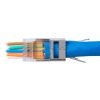 Dynamix RJ-45PTC6AS-20 CAT6/6A STP External Ground Push Through / Pass Through Modular RJ-45 Plug, 20pc Pack