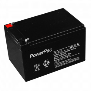 AAP DM12-12 12VDC 12A Sealed Lead Acid Alarm Battery - Multi-purpose Applications - High Performance & Durable Design