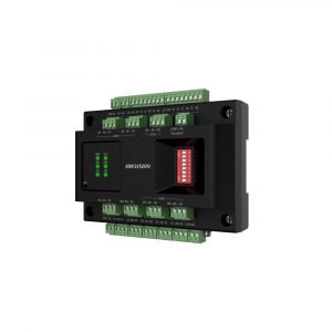 Hikvision DS-K2M002X Gen-2 Network IP 2-Door Access Control Module - DIN-RAIL - Web-Managed - Supports Up to 4x Alarm Inputs - Works as an Add-On Access Module for DS-K2708X Main Controller