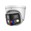 D-Tech DH-IPC-PDW3849-A180-AS-PV-ANZ Panoramic WizSense SMD 4.0 AI (Artificial Intelligence) TiOC Duo Active-Deterrence H265 4K 8MP (2* 4MP) PoE IP Dual-Illumination (25m IR + 20m Warm-White-Light) 120dB True-WDR Low-Light Weatherproof Eyeball Turret Camera with 180° Horizontal FoV with 86° Vertical FoV - Built-in Mic + Speaker + Strobe + Siren