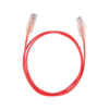 Dynamix PLSR-C6-1 1m CAT6A 10G Redn Ultra-Slim UTP Patch Lead (30AWG) with RJ45 Unshielded Gold Plated Connectors - Supports PoE IEEE 802.3af (15.4W)