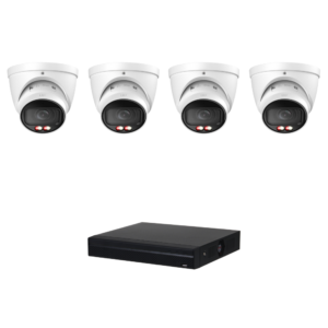 D-Tech DA6MPIPKIT2 WizSense 6MP IP CCTV Kit #2 -> Includes 1 * DHI-NVR4108HS-8P-4KS3 NVR (No HDD) + 4 * DH-IPC-HDW3667EM-S-IL-ANZ WizSense 6MP Smart-Dual-Light Full Colour IP Turret Cameras
