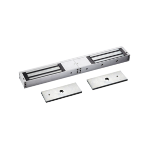 OneTop EM3500D DSS Double Door Electromagnetic Lock - 12VDC/24VDC Powered - 280KGs Pull Force - Supports Monitoring (Lock Status Sensor & Door Status Sensor) - Anti-corrosion Plating