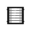 Hikvision DS-KD-K12/S IP Video Intercom 12-Button Push-Buttton / Name-tag Module - IP65 Weatherproof - Backlight Compensation - Stainless Steel