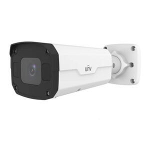 Uniview IPC2325SB-DZK-I0 Prime-Series LightHunter AI (Artificial Intelligence - Human / Vehicle based Alerts) H265 5MP PoE IP IR (50m) 120dB True-WDR Ultra-Low-Light (0.002 Lux Colour) Weatherproof Bullet Camera with 2.7-13.5mm Motorized Zoom Lens - Supports Audio + Alarm In/Out