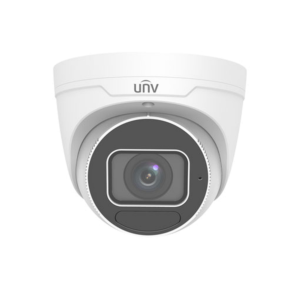 Uniview IPC3635SB-ADZK-I0 Prime-Series LightHunter AI (Artificial Intelligence - Human / Vehicle based Alerts) H265 5MP PoE IP IR (40m) 120dB True-WDR Ultra-Low-Light (0.002 Lux Colour) Weatherproof Eyeball Turret Camera with 2.7-13.5mm Motorized Zoom Lens - with Built-in Audio Mic