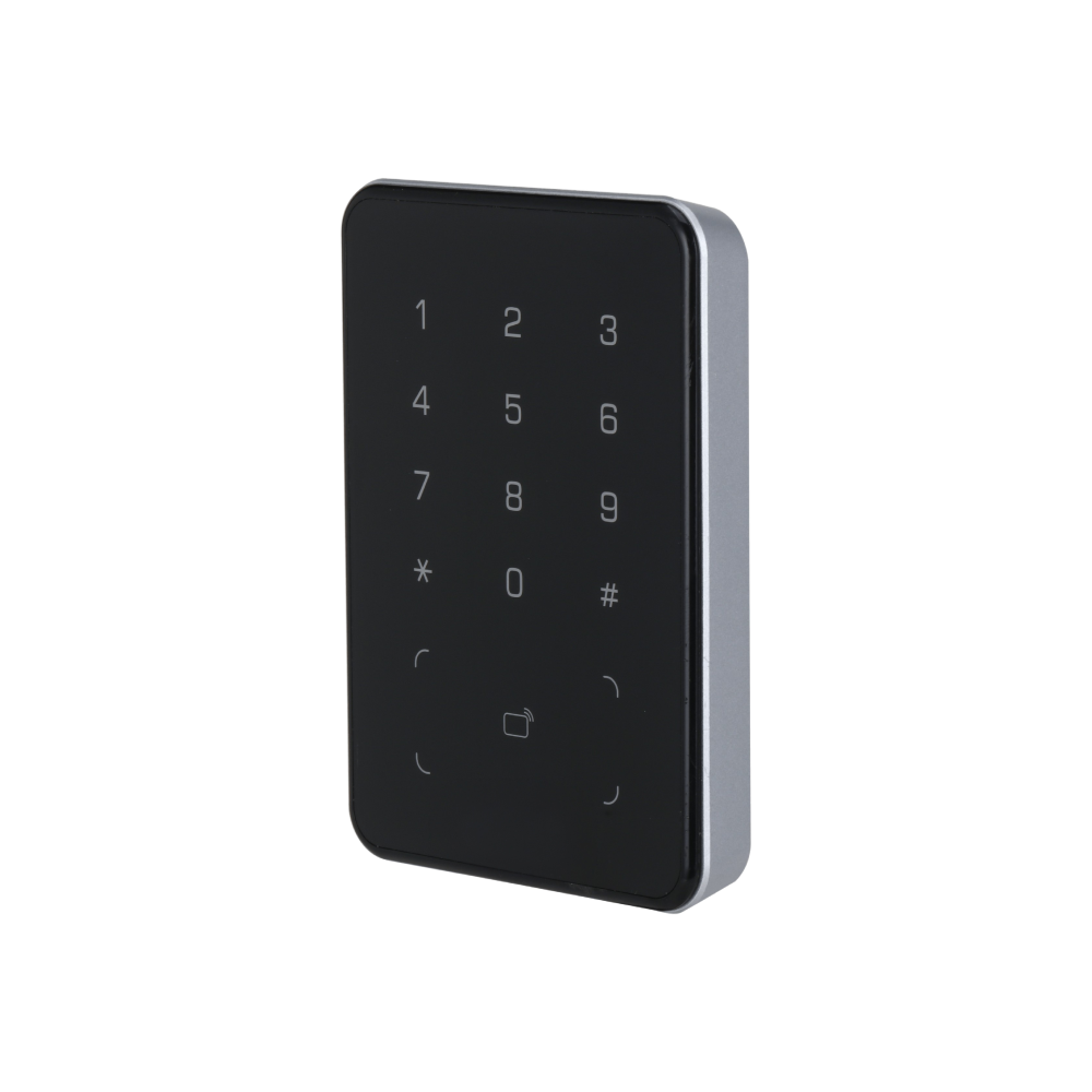 D-Tech DHI-ASR2101A IP66 Weatherproof Indoor/Outdoor Access Control Card Reader with Integrated Touch Keypad - Mifare 13.56MHz - RS485 & Wiegand