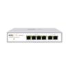 Wi-Tek WI-PCES306G(V2) Full-Gigabit Network PoE Switch with 4 * GbE PoE Ports + 2 * GbE Uplink Ports - 60W PoE Power - Can be Cloud Managed on Wi-Tek Cloud Platform