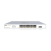 Wi-Tek WI-PCES326GF(V2) 1U Rackmount Full-Gigabit Network PoE Switch with 24 * GbE PoE Ports + 2 * SFP Ports - 370W PoE Power - Can be Cloud Managed on Wi-Tek Cloud Platform