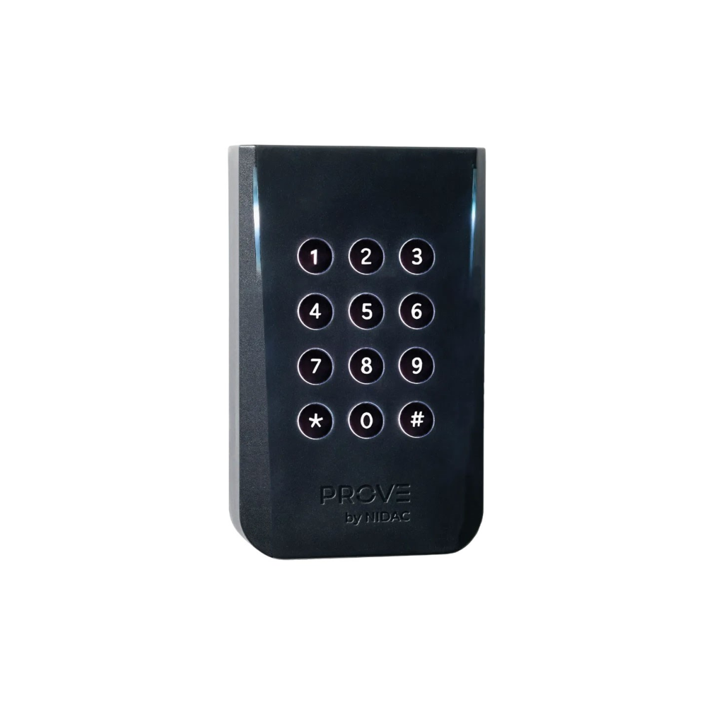 NIDAC Prove BDF43C Series B Access Control Keypad / Reader - IP67 Weatherproof - Supports 125KHz & 13.56MHz Dual-Frequency - 9~28VDC Powered
