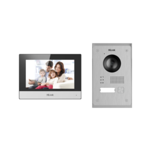 HiLook HA-KIT-PY2 2-Wire Hybrid IP Video Intercom Kit - Includes 1 * Outdoor 2MP Intercom Station with Back-Box + 1 * 7" Indoor Touchscreen Monitor