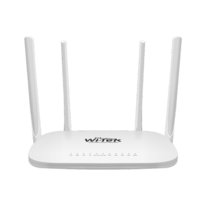 Wi-Tek WI-R3 PoE-Powered 1200Mbps Gigabit Wireless Access Point + PoE Switch - Supports Cloud & Web Management - 4 * 10/100Mbps Ports - Can be Cloud Managed on Wi-Tek Cloud Platform