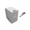 Huier 60142 4-Core Security / Alarm Cable - White Cable - 0.5mm Copper - 300m Length in a Pull Box